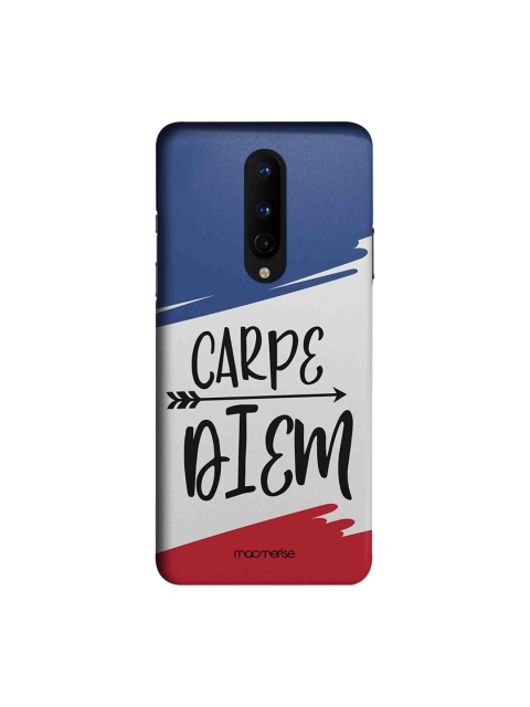 

macmerise Blue & Red Carpe Diem OnePlus 8 Back Case