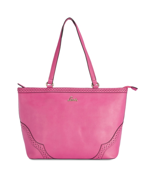 

Lavie Pink Textured Shoulder Bag