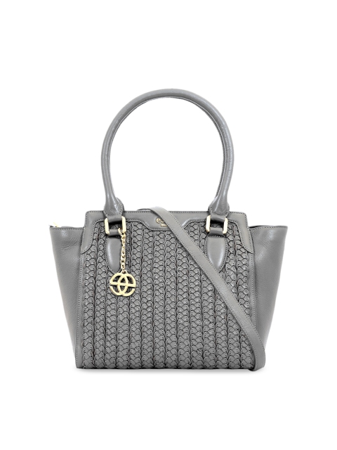 

Eske Grey Textured Leather Tote Bag