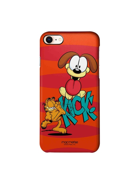 

macmerise Orange & Green Kick to Odie Printed iPhone 8 Back Case