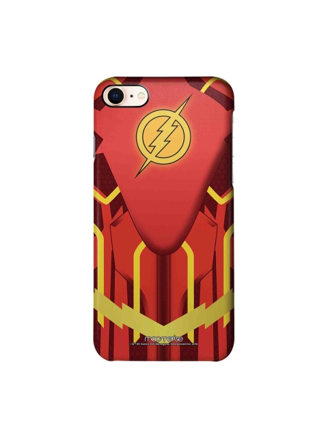 macmerise Red & Yellow Suit Up Flash iPhone 8 DC Comics Printed Back Cover