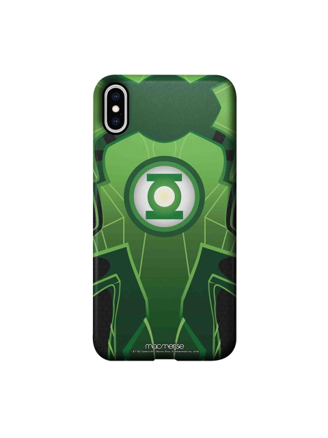

macmerise Green & White Suit up Lantern Printed iPhone XS Max Back Case