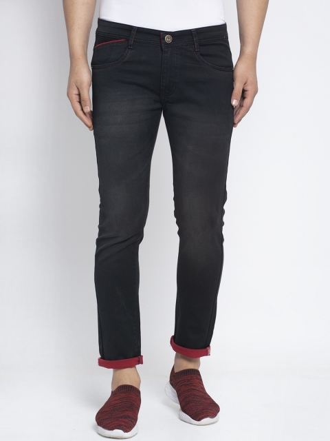 

Rodamo Men Black Slim Fit Jeans