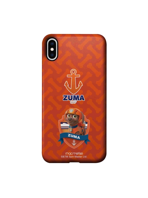 

macmerise Orange & Red Zuma Paw Patrol iPhone XS Max Back Cover