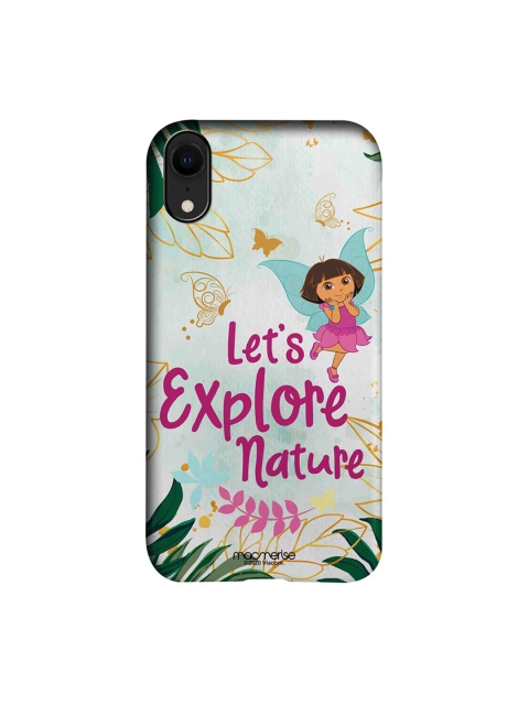 

macmerise White & Pink Explore with Dora iPhone XR Back Cover
