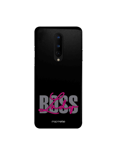 

macmerise Black & Grey Typography Boss Lady Bold OnePlus 8 Macmerise Illustrations Back Case