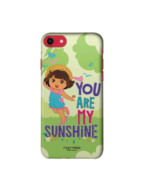 

macmerise Green & Purple My Sunshine Dora iPhone SE 2020 Back Case