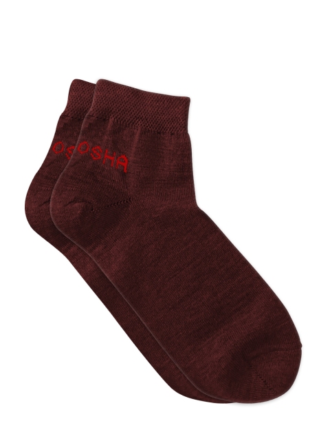 

Kosha Women Maroon Solid Ankle-Length Socks
