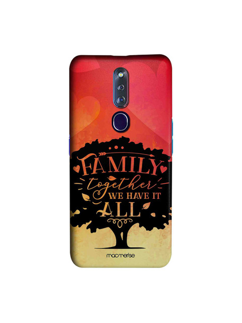 

macmerise Pink & Black Family Is All Oppo F11 Pro Back Cover