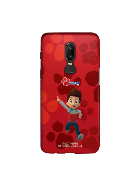 

macmerise Red & Blue Ryder Paw Patrol Printed OnePlus 6 Back Case