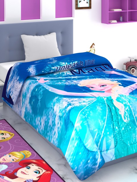 

Disney Blue & Pink Printed Mild Winter 300 GSM Single Bed Comforter