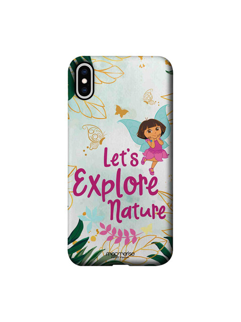 

macmerise Blue & Purple Explore With Dora iPhone XS Max Back Case