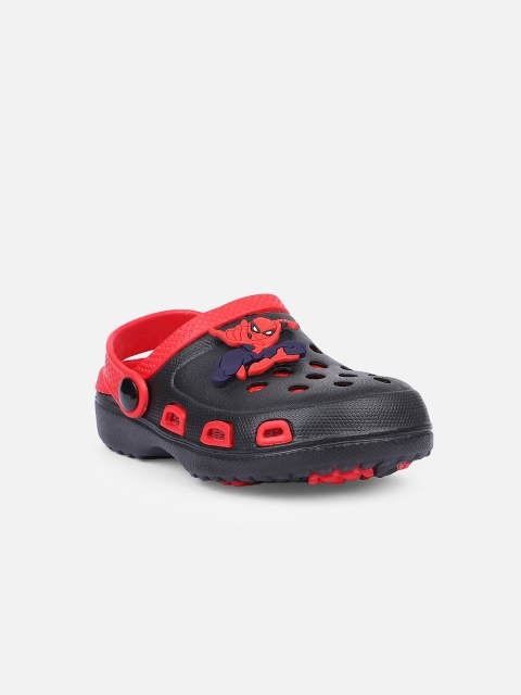 

Kids Ville Boys Red & Black Spiderman Printed Clogs