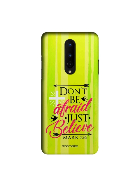 

macmerise Fluorescent Green & Pink Just Believe OnePlus 8 Macmerise Illustrations Back Case