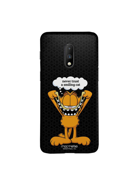 

macmerise Black & Orange Smiling Garfield OnePlus 7 Back Case