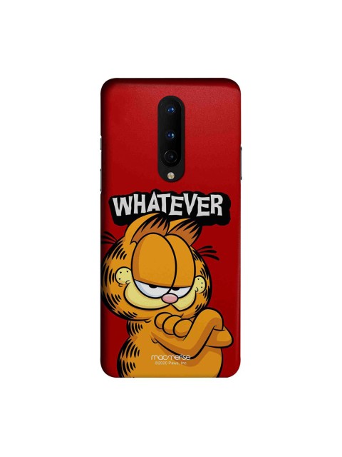

macmerise Maroon & Brown Yeah Whatever Garfield OnePlus 8 Back Case