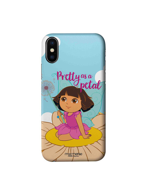 

macmerise Blue & Purple Pretty Dora iPhone X Back Case