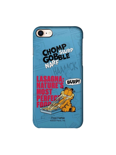 

macmerise Blue & Red Perfect Food iPhone 8 Garfield Printed Back Cover