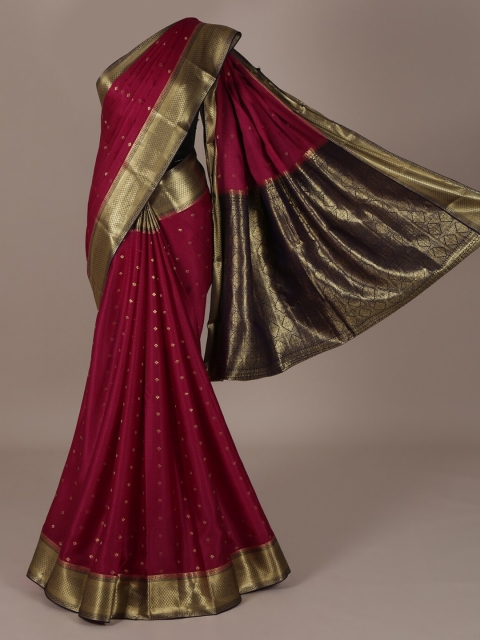 

Pothys Magenta Woven Design Pure Silk Saree