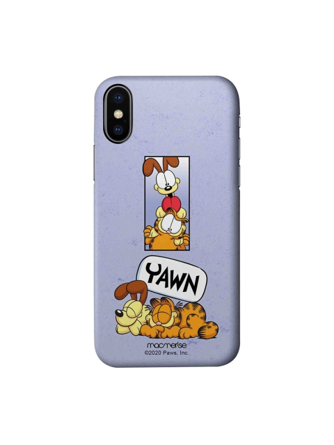 

macmerise Purple & Orange Garfield BFF For Life iPhone X Case