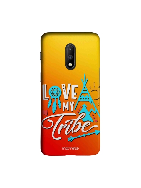 

macmerise Yellow & Orange Love My Tribe OnePlus 7 Back Case