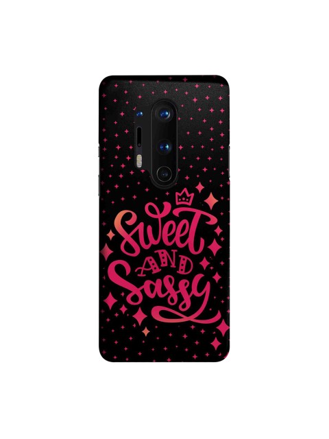 

macmerise Black & Pink Sweet And Sassy OnePlus 8 Pro Case