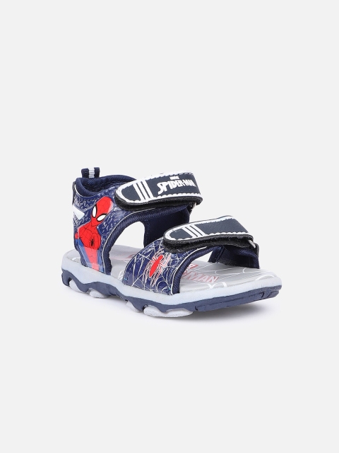 

Kids Ville Spiderman Printed Navy Blue Sandal for Boys