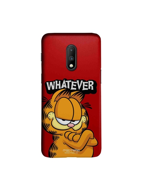 

macmerise Maroon & Orange Garfield Yeah Whatever OnePlus 7 Case