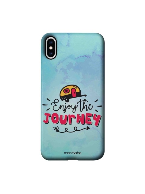 

macmerise Blue & Red Enjoy The Journey iPhone XS Max Back Cover