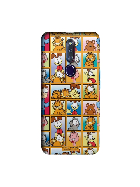 

macmerise Yellow & Blue Garfield Collage Oppo F11 Pro Back Cover