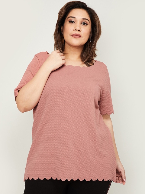 

nexus Women Pink Solid Top