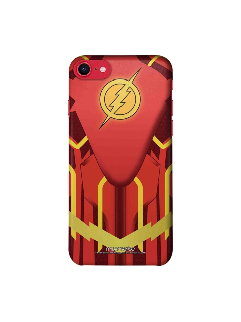 

macmerise Red & Yellow Suit Up Flash iPhone SE (2020) DC Comics Printed Back Cover