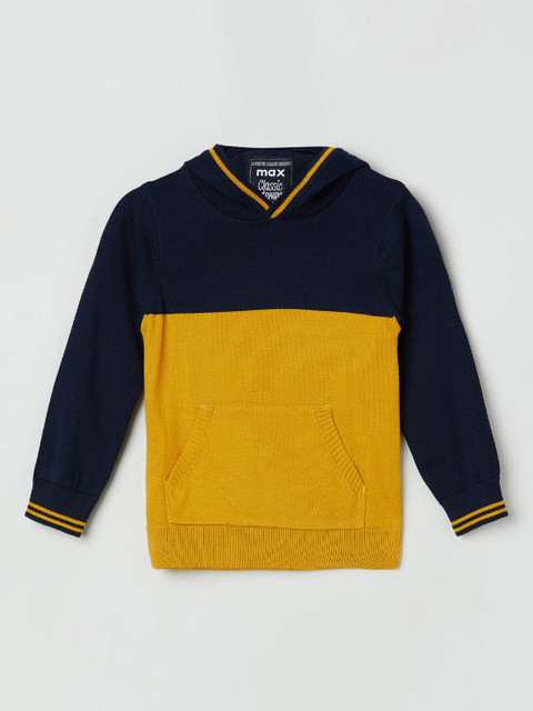 

max Boys Multicoloured Colourblocked Sweatshirt, Multi