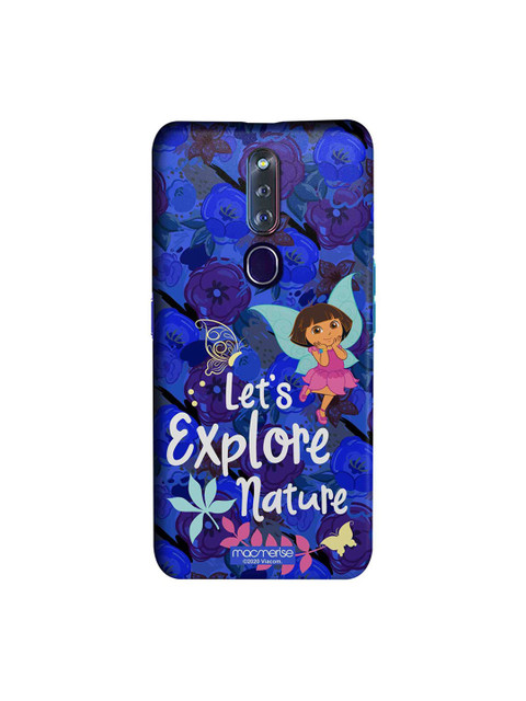 

macmerise Blue & Pink Explore With Dora Oppo F11 Pro Back Cover