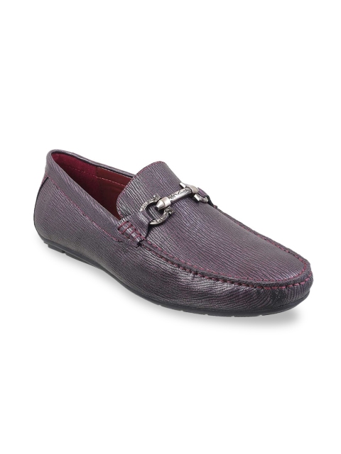 

DAVINCHI Men Purple Loafers