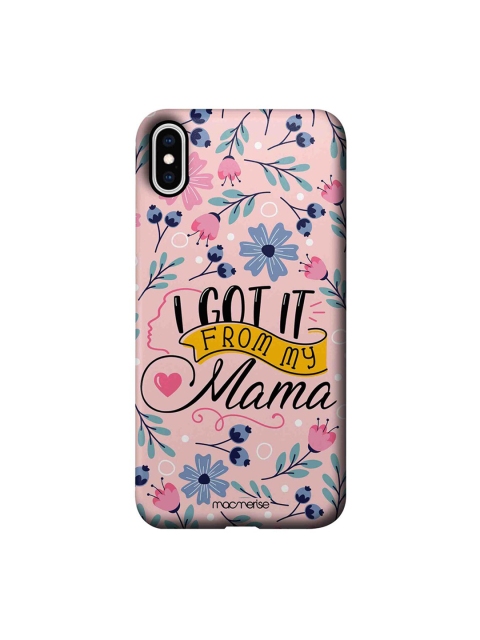 macmerise Pink & Blue From My Mama IPhone XS Max Back Case