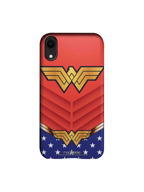 

macmerise Red & Blue Suit Up Wonder Woman iPhone XR DC Comics Printed Back Cover