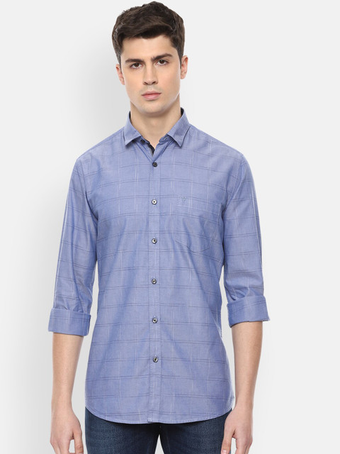 

Van Heusen Sport Men Blue Slim Fit Striped Casual Shirt