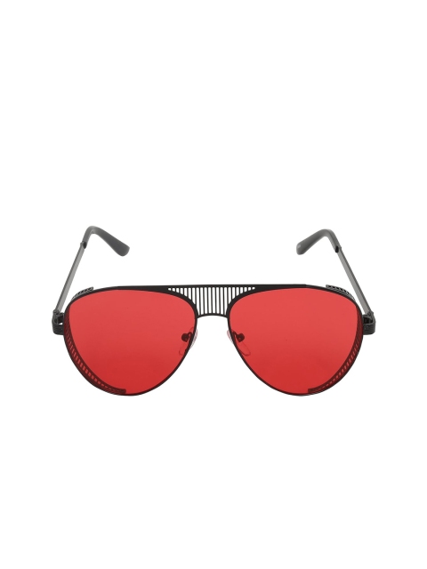 

ALIGATORR Unisex Aviator UV Protected Sunglasses ALI_AVI_JALI_BLK_RED