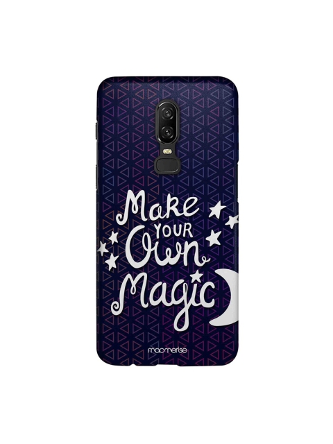 

macmerise Blue & White Make Your Magic OnePlus 6 Back Case