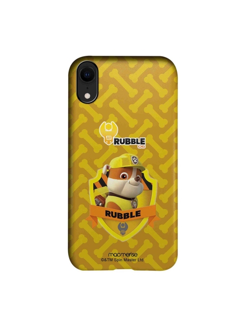 

macmerise Yellow & White Rubble Paw Patrol iPhone XR Case