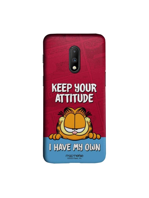 

macmerise Maroon & Blue Attitude Garfield OnePlus 7 Case