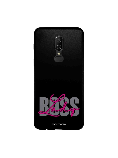 

macmerise Black & Grey Macmerise Illustrations Boss Lady Bold OnePlus 6 Back Case