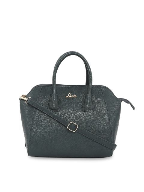 

Lavie Green Textured Handheld Bag
