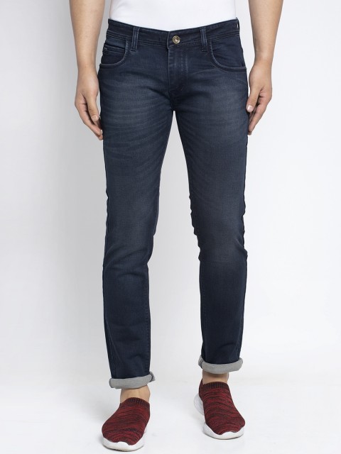 

Rodamo Men Blue Slim Fit Mid-Rise Clean Look Jeans