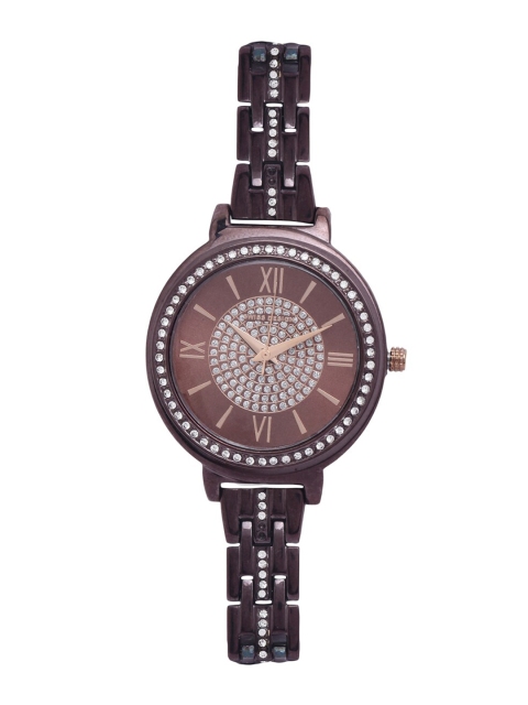 

Swiss Design Women Brown Analogue Watch