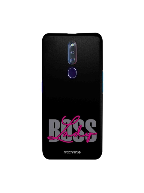 

macmerise Black & Pink Boss Lady Bold Oppo F11 Pro Back Case
