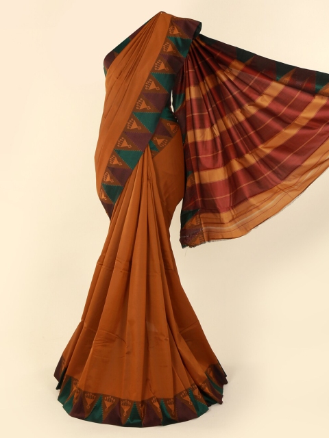 

Pothys Brown Woven Design Art Silk Saree