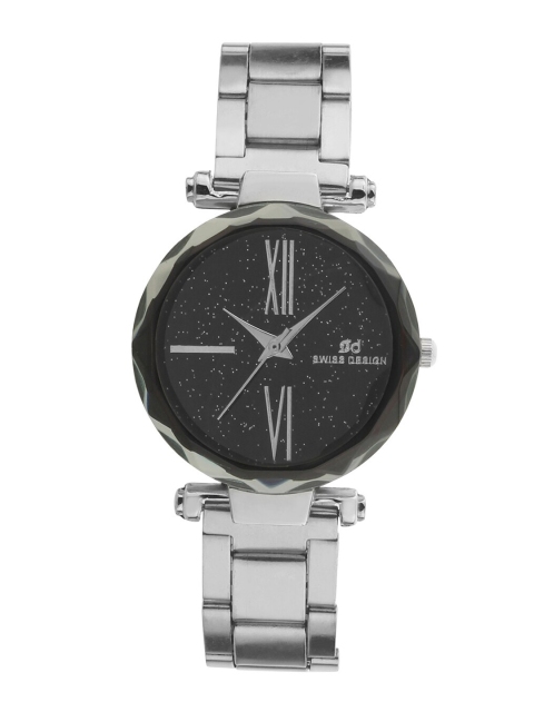 

Swiss Design Women Black Analogue Watch SD-NCH-913-SL