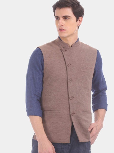 

True Blue Men Brown Solid Bandi